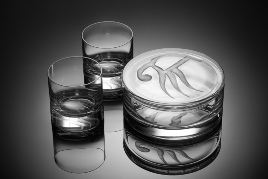 Unicorn Whiskey Set for Goldberg design by Zdenek Lhotsky