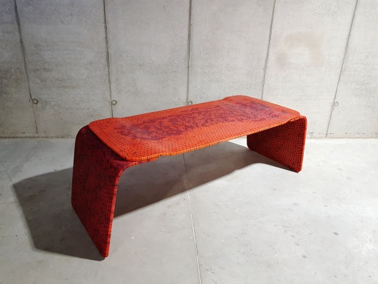 Red Desk by Marc Newson