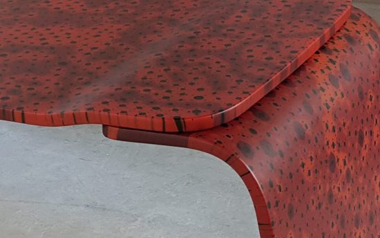 Red Desk by Marc Newson