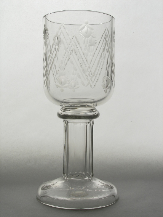 Goblet from the Glass Museum in Kamenicky Senov