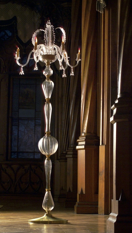 Hotshaped Venetian Style candelabra